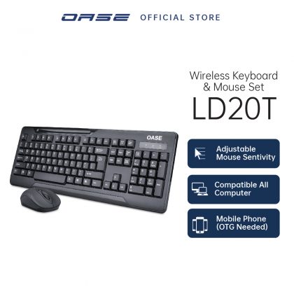 OASE Wireless Keyboard & Mouse LD20T